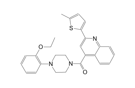 4-{[4-(2-ethoxyphenyl)-1-piperazinyl]carbonyl}-2-(5-methyl-2-thienyl)quinoline