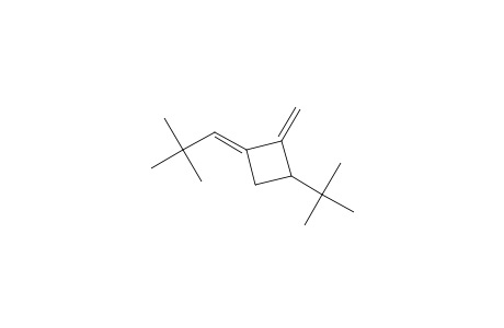 (E)-1-[2,2-dimethylpropylidene]-2-methylene-3-(t-butyl)cyclobutane