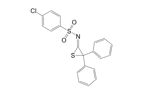 4-Chloro-N-(diphenylthiiranylidene)-benzenesulfonamide