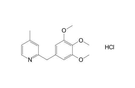 2-(3,4,5-trimrthoxybenzyl)-4-picoline, hydrochloride
