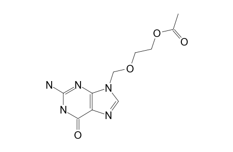 acetic acid 2-[(2-amino-6-keto-3H-purin-9-yl)methoxy]ethyl ester