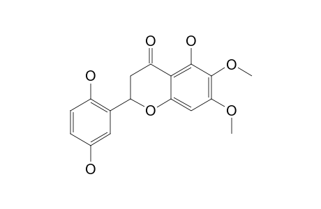 DIOCLEIN;5,2',5'-TRIHYDROXY-6,7-DIMETHOXYFLAVANONE