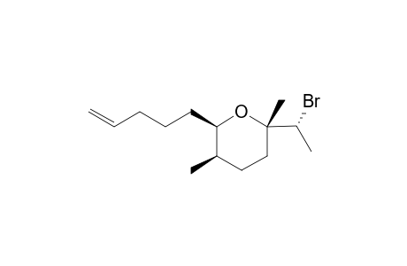 (2S,5R,6R)-2-[(1R)-1-bromanylethyl]-2,5-dimethyl-6-pent-4-enyl-oxane