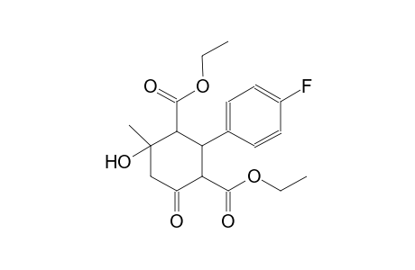 1,3-cyclohexanedicarboxylic acid, 2-(4-fluorophenyl)-4-hydroxy-4-methyl-6-oxo-, diethyl ester