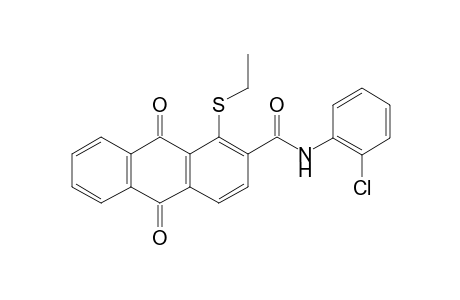 N-(2-chlorophenyl)-1-(ethylthio)-9,10-diketo-anthracene-2-carboxamide