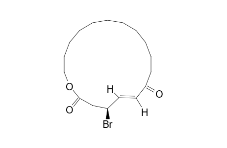 (3RS,4E)-3-BROMO-6-OXOHEPTADEC-4-EN-17-OLIDE