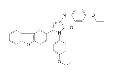 2H-Pyrrol-2-one, 5-benzo[b]benzofuran-2-yl-1-(4-ethoxyphenyl)-3-[(4-ethoxyphenyl)amino]-1,5-dihydro-