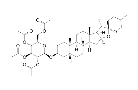 SMILAGENIN-3-O-BETA-D-GLUCOPYRANOSID-TETRAACETAT