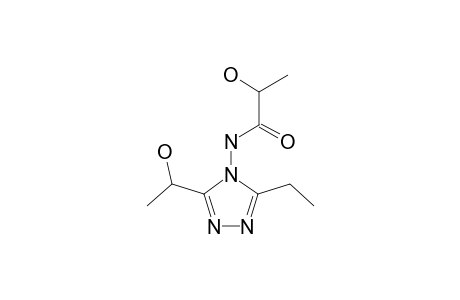 4-(1-HYDROXYETHANECARBONYLAMINO)-3-(1-HYDROXYETHYL)-5-ETHYL-1,2,4-TRIAZOLE