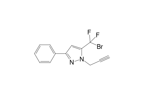 5-(Bromodifluoromethyl)-3-phenyl-1-(prop-2-ynyl)-1H-pyrazole