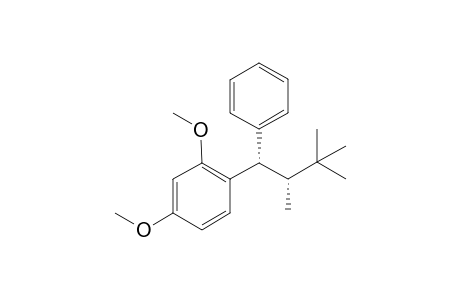 syn-1-[1'-(2'',4''-Dimethoxyphenyl)-2',3',3'-trimethylbuty]-benzene