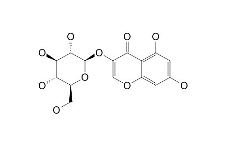 5,7-DIHYDROXY-4-H-CHROMEN-4-ONE-3-O-BETA-D-GLUCOPYRANOSIDE