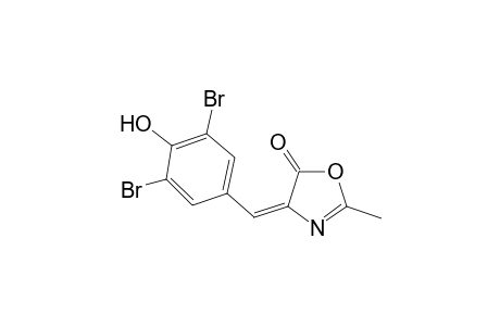 (4E)-4-(3,5-dibromo-4-hydroxy-benzylidene)-2-methyl-2-oxazolin-5-one