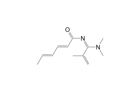(2E,4E)-N-[(E)-1-(Dimethylamino)-2-methyl-2-propenylidene]-2,4-hexadienamide