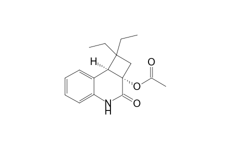 (2aS,8bR)-1,1-Diethyl-3-oxo-1,3,4,8b-tetrahydrocyclobuta[c]quinolin-2a(2H)-yl acetate