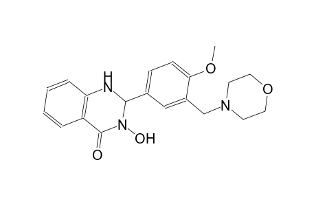 3-hydroxy-2-[4-methoxy-3-(4-morpholinylmethyl)phenyl]-2,3-dihydro-4(1H)-quinazolinone