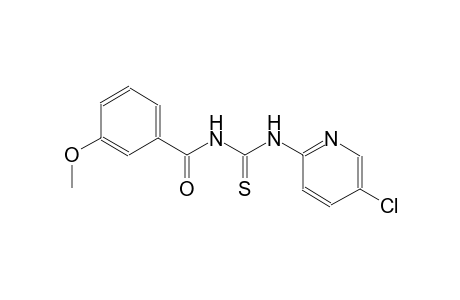 N-(5-chloro-2-pyridinyl)-N'-(3-methoxybenzoyl)thiourea