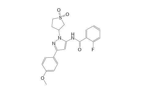 benzamide, 2-fluoro-N-[3-(4-methoxyphenyl)-1-(tetrahydro-1,1-dioxido-3-thienyl)-1H-pyrazol-5-yl]-