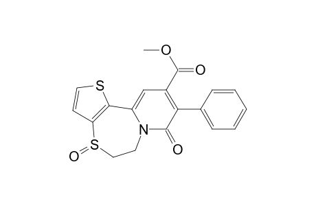 Methyl 5,6-dihydro-4,8-dioxo-9-phenyl-8H-pyrido[1,2-d]thieno[2,3-f][1,4]thiazepine-10-carboxylate