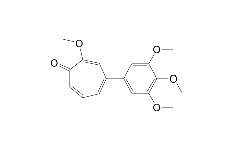 2-Methoxy-4-(3',4',5'-trimethoxyphenyl)cyclohepta-2,4,6-trien-1-one
