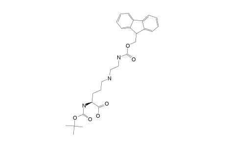 N(2)-TERT.-BUTOXYCARBONYL-N(5)-[N-(9-FLUORENYLMETHYLOXYCARBONYL)-2-AMINOETHYL]-(S)-2,5-DIAMINOPENTANOIC-ACID