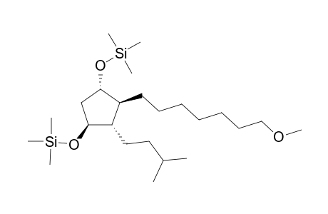 (trans)-3, (cis)-5-bis[(Trimethylsilyl)oxy]-(trans)-1-(methoxheptyl)-(cis)-2-isopentylcyclopentane