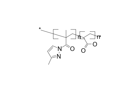 Poly[1-methyl-1-(3-methyl-1-pyrazolylcarbonyl)ethylene-co-1-carboxyethylene]