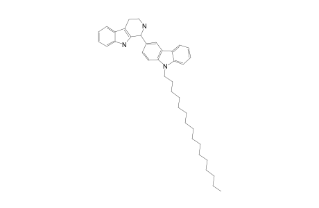 1-(9'-HEXADECYL-3'-CARBAZOLYL)-1,2,3,4-TETRAHYDRO-BETA-CARBOLINE