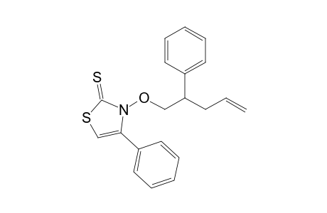 4-Phenyl-3-(2-phenylpent-4-enoxy)-1,3-thiazole-2-thione