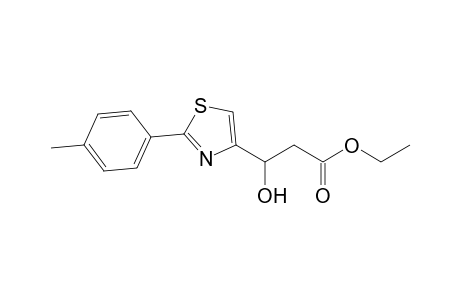 Rac-Ethyl 3-hydroxy-3-(2-p-tolylthiazol-4-yl)propanoate