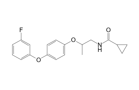 Cyclopropanecarboxamide, N-[2-[4-(3-fluorophenoxy)phenoxy]propyl]-