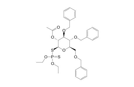 O,O-DIETHYLPHOSPHORODITHIOATE_2-ACETYL-3,4,6-TRI-O-BENZYL-1-THIO-BETA-D-GLYCOPYRANOSIDE