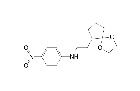 1,4-Dioxaspiro[4.4]nonane-6-ethanamine, N-(4-nitrophenyl)-
