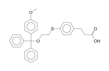 3-(4-{2-[(4-Methoxy-phenyl)-diphenyl-methoxy]-ethylsulfanyl}-phenyl)-propionic acid