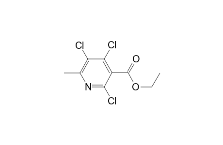 Pyridine-3-carboxylic acid, 2,4,5-trichloro-6-methyl-, ethyl ester