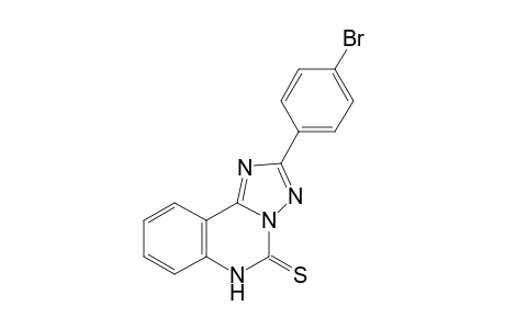 2-(p-Bromophenyl)-1,2,4-triazolo[1,5-c]quinazoline-5(6H)-thione