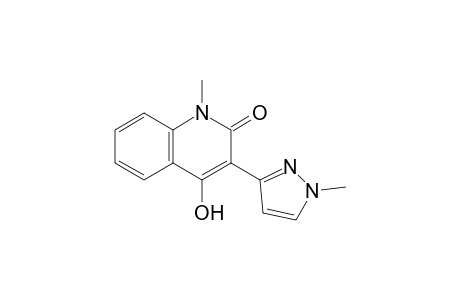 4-Hydroxy-1-methyl-3-(1-methyl-1H-pyrazol-3-yl)-2(1H)-quinolinone