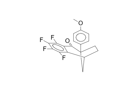 1-(4-METHOXYPHENYL)-2-KETO-3,4-TETRAFLUOROBENZOBICYCLO[3.2.1]OCTENE