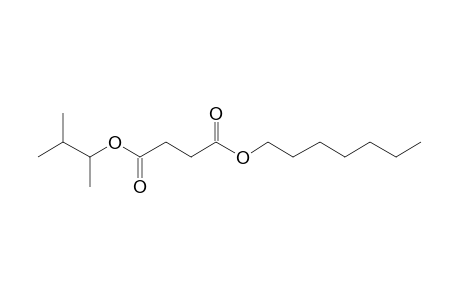 Succinic acid, heptyl 3-methylbut-2-yl ester