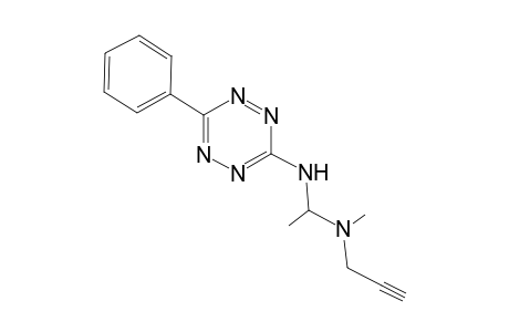 6-Phenyl-3-[2'-(N-methyl-N-prop-2''-ynylamino)ethylamino]-1,2,4,5-tetrazine