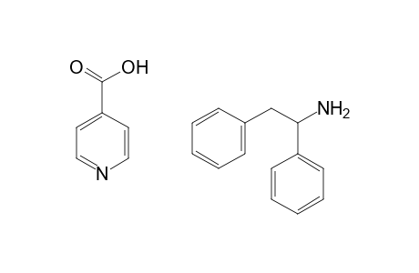 isonicotinic acid, compound with 1,2-diphenylethylamine(1:1)