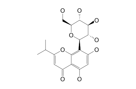 5,7-DIHYDROXY-2-ISOPROPYLCHROMONE-8-BETA-D-GLUCOPYRANOSIDE