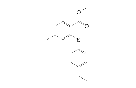 3,4,6-Trimethyl-2-(4-ethylphenylsulfanyl)benzoic acid methyl ester