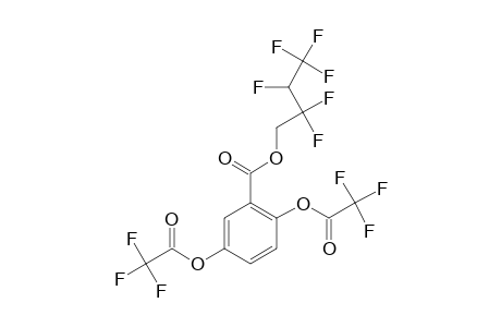 Gentisic acid, o,o'-bis(trifluoroacetyl)-, 2,2,3,4,4,4-hexafluorobutyl ester