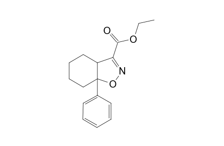 1,2-Benzisoxazole-3-carboxylic acid, 3a,4,5,6,7,7a-hexahydro-7a-phenyl-, ethyl ester