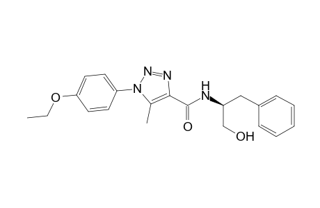 (S)-1-(4-Ethoxyphenyl)-N-(1-hydroxy-3-phenylpropan-2-yl)-5-methyl-1 H-1,2,3-triazole-4-carboxamide