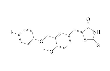 (5Z)-5-{3-[(4-iodophenoxy)methyl]-4-methoxybenzylidene}-2-thioxo-1,3-thiazolidin-4-one