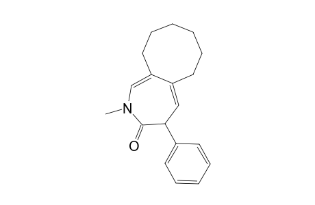 2-METHYL-4-PHENYL-2,4,6,7,8,9,10,11-OCTAHYDRO-3H-CYCLOOCTA-[C]-AZEPIN-3-ONE