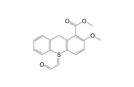 9H-Thioxanthenium, 2-methoxy-1-(methoxycarbonyl)-2-oxoethylide