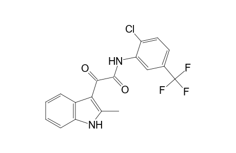 Acetamide, N-(2-chloro-5-trifluoromethylphenyl)-2-(2-methyl-1H-indol-3-yl)-2-oxo-